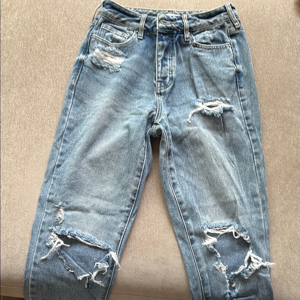PacSun Women's mom Jeans - Light Blue